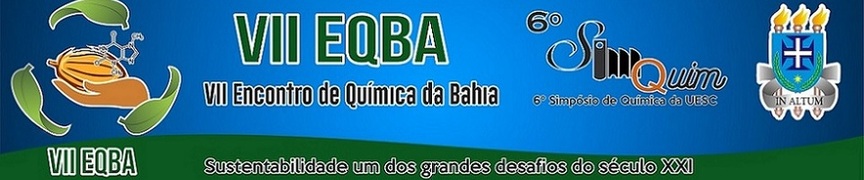 VII Encontro de Química da Bahia e o 6° Simpósio de Química da UESC